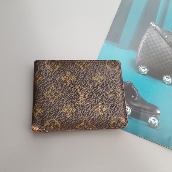 Louis Vuitton LV Vintage Men's Bilfold Wallet Signature/Spain - Picture 1 of 13